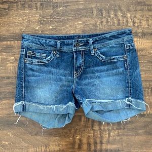 Denim shorts
